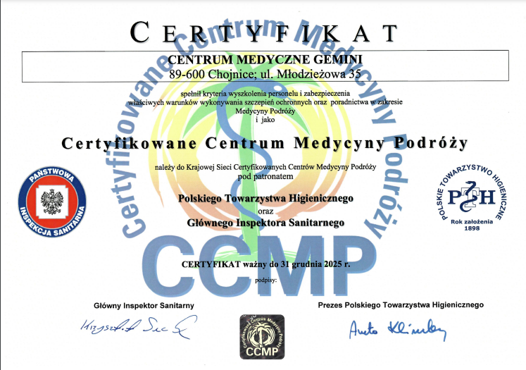 Certyfikat CMP